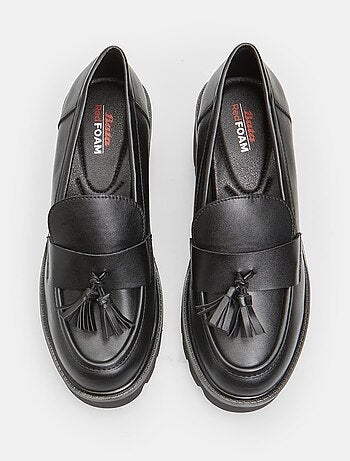 Mocassins avec talon bata