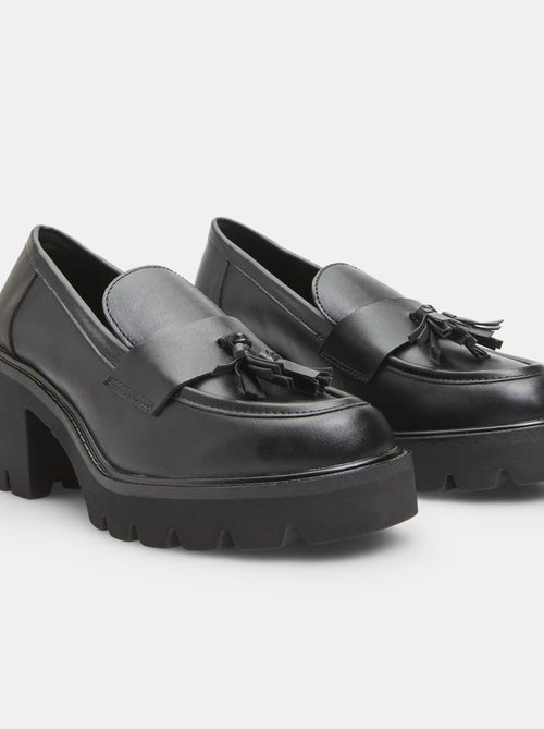 Mocassins avec talon BATA - Kiabi