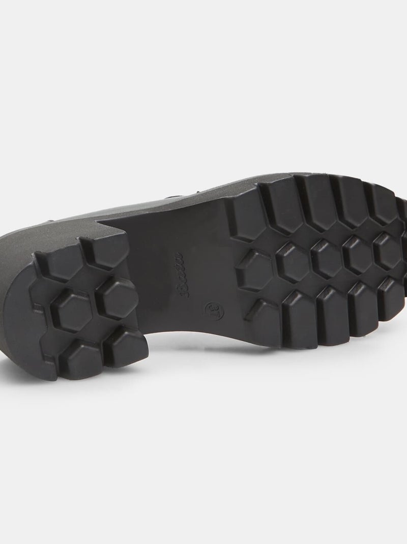 Mocassins avec talon BATA Noir - Kiabi