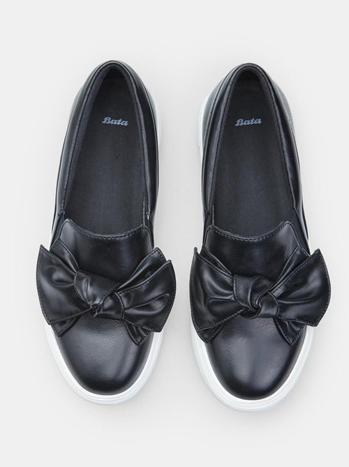 Mocassins Bata avec nœud - Kiabi