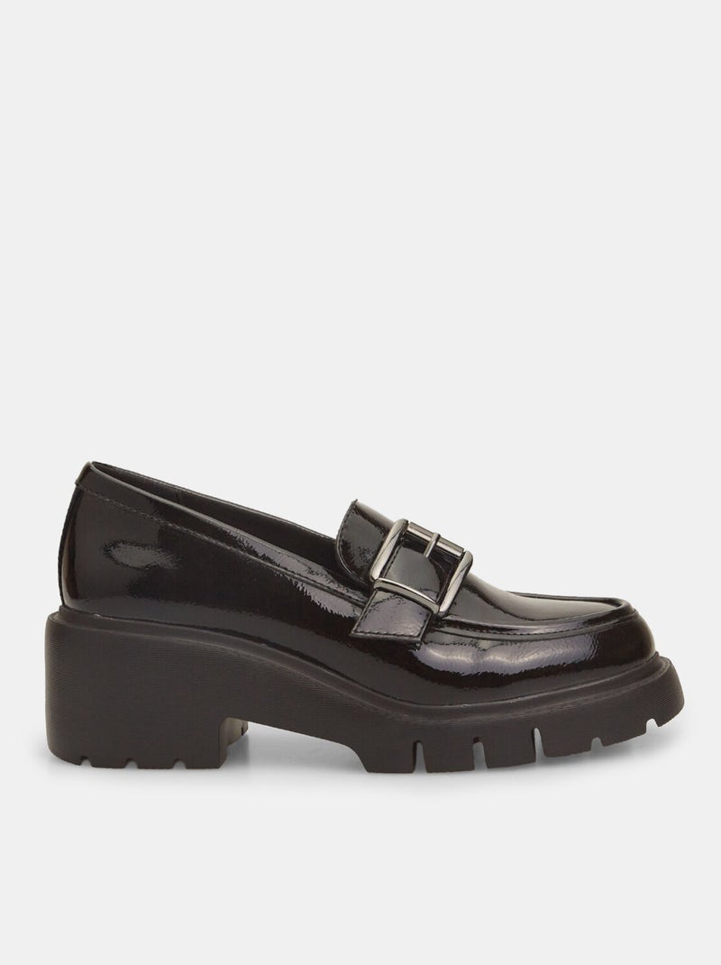 Mocassins Bata Flexible avec sangle avec boucle BATA Noir - Kiabi