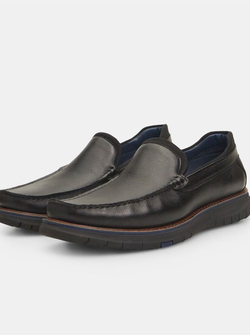 Mocassins Bata Flexible en cuir - Kiabi