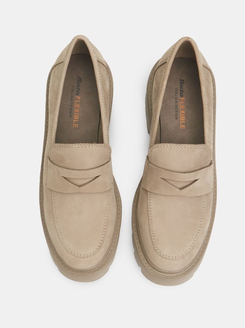Mocassins Bata Flexible en cuir velours BATA - Kiabi