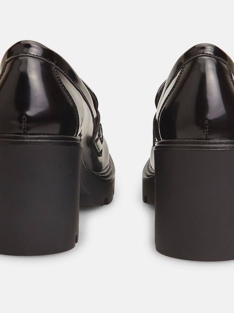 Mocassins Bata Red Label à talon bloc BATA Noir - Kiabi