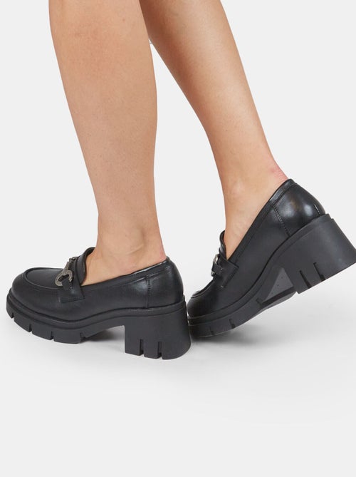 Mocassins Bata Red Label avec talon midi et barrette BATA - Kiabi Mocassins Bata Red Label avec talon midi et barrette BATA - Kiabi