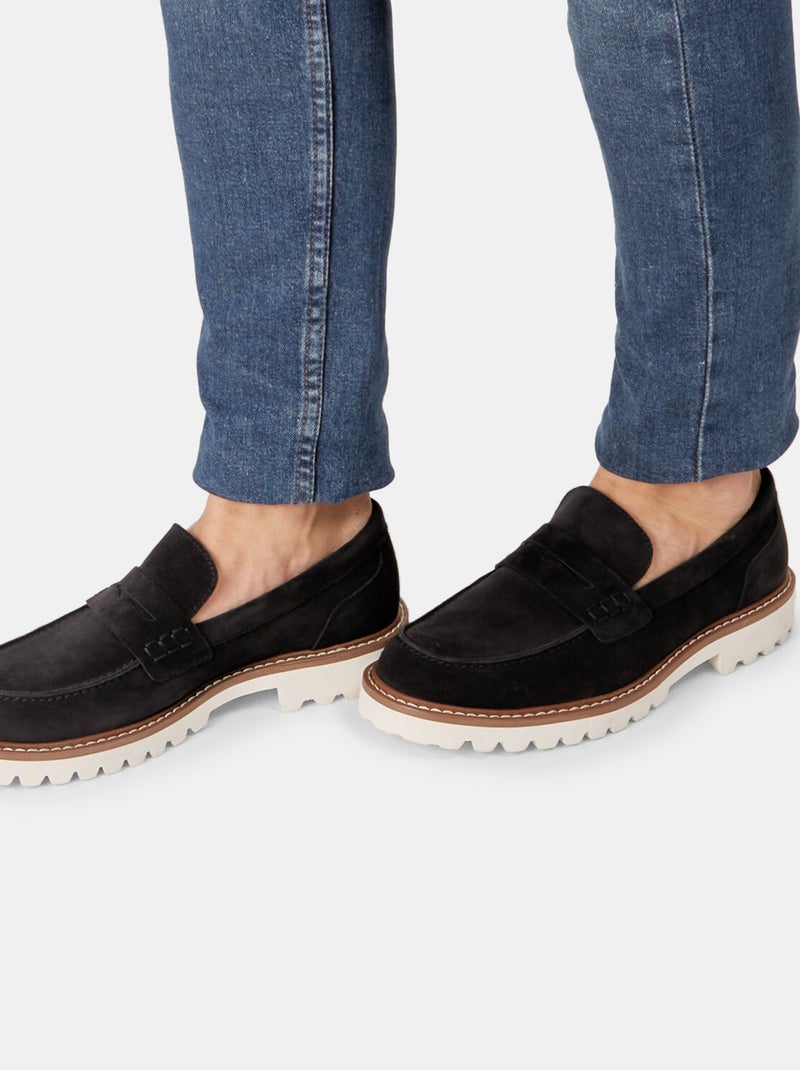 Mocassins Bata Red Label Bleu - Kiabi