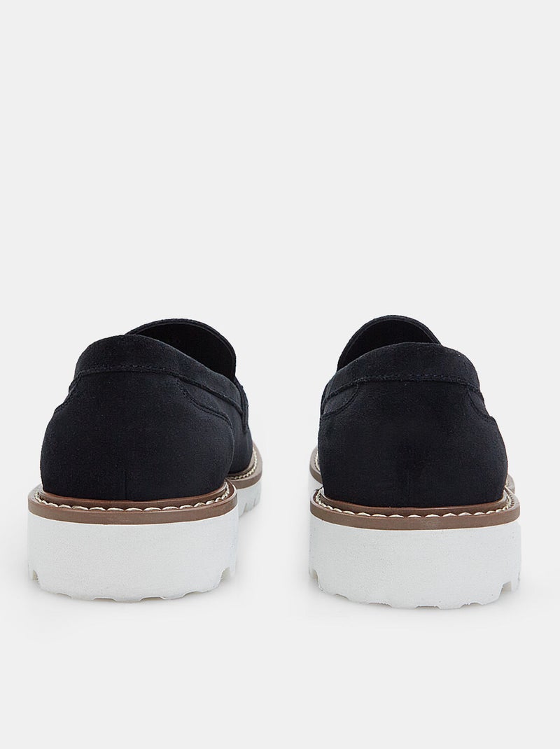 Mocassins Bata Red Label Bleu - Kiabi