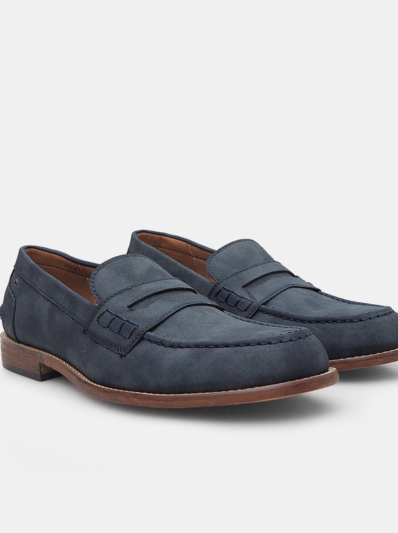 Mocassins Bata Red Label Bleu - Kiabi