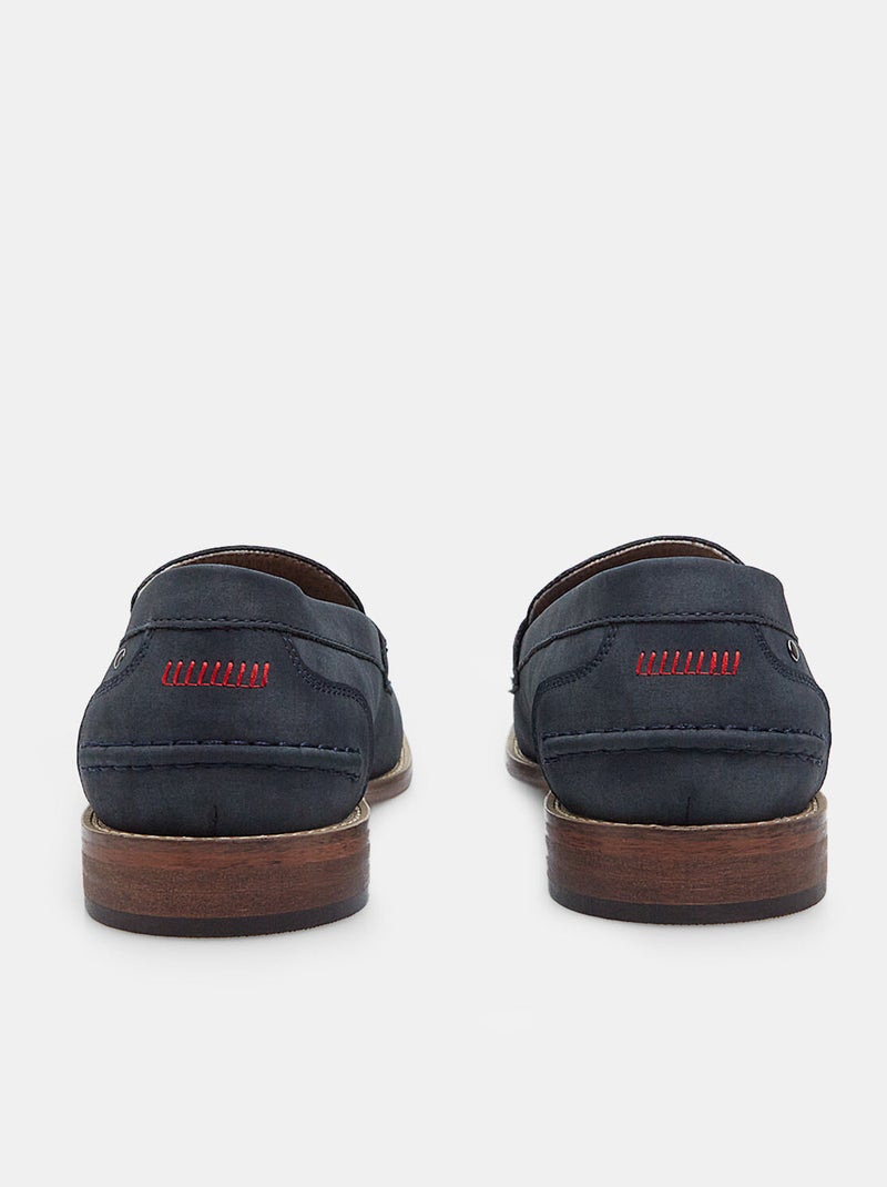 Mocassins Bata Red Label Bleu - Kiabi