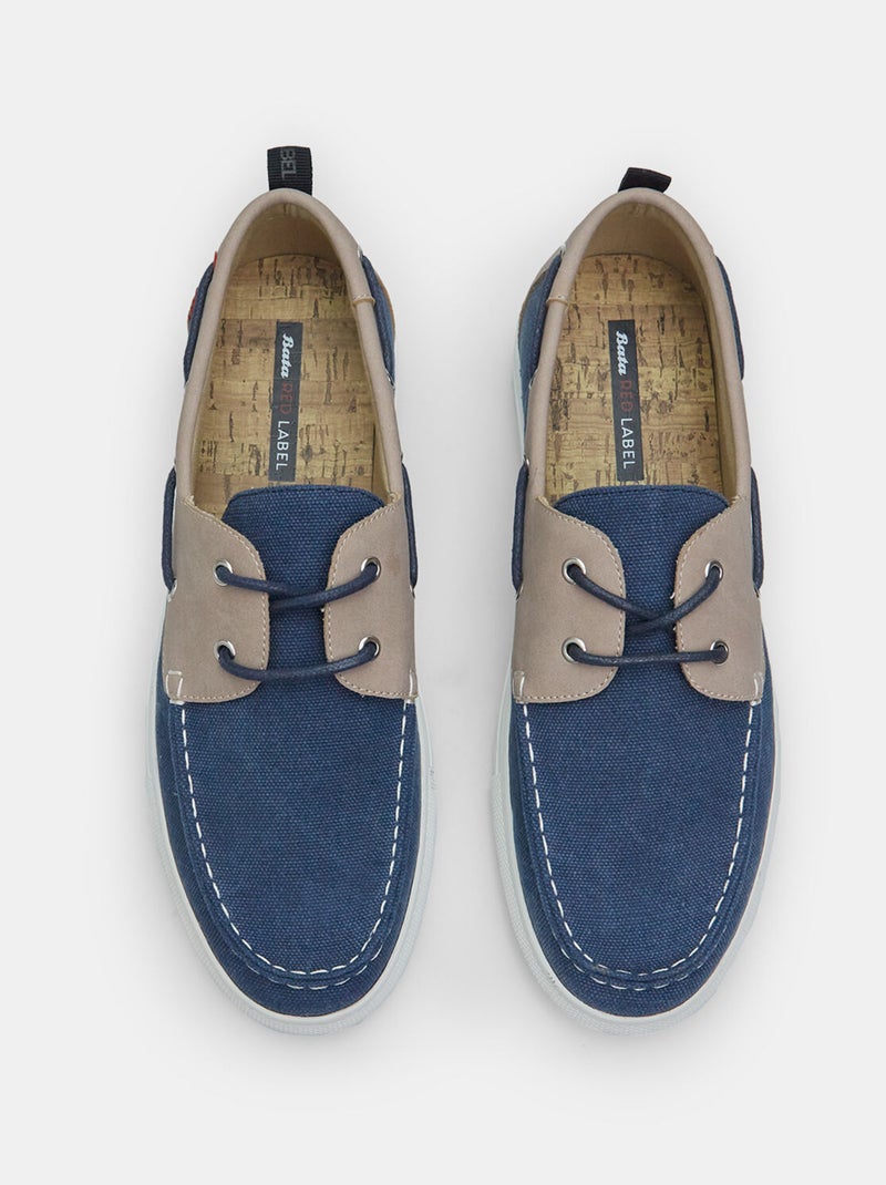 Mocassins Bata Red Label Bleu - Kiabi