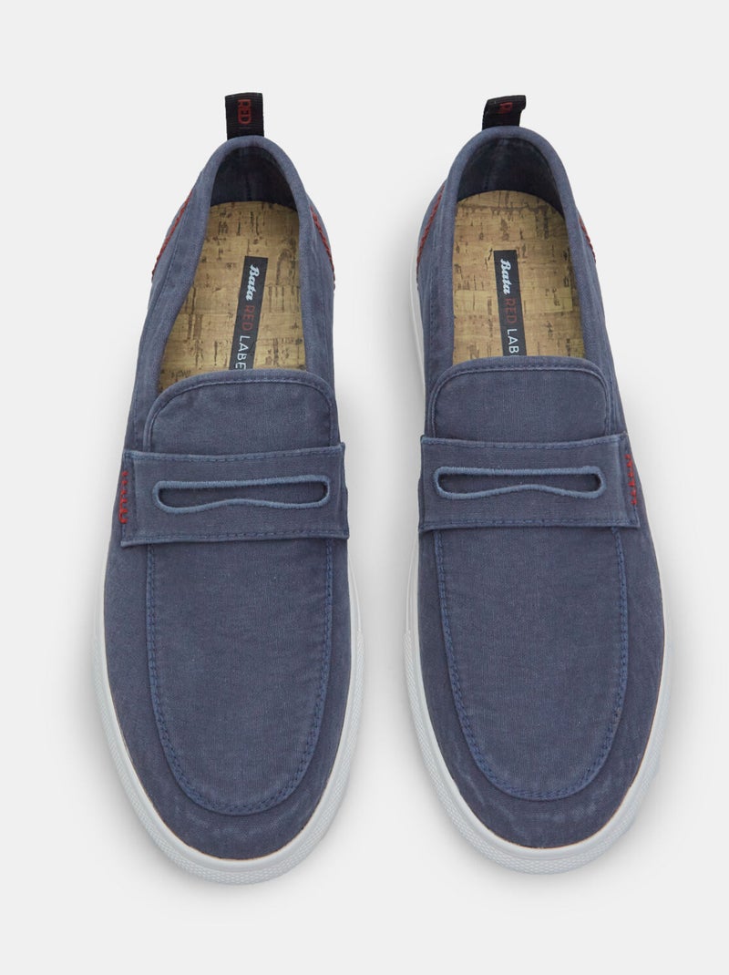 Mocassins Bata Red Label Bleu - Kiabi