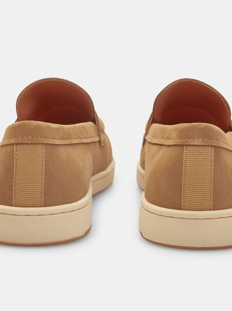Mocassins Bata Red Label en cuir velours Beige - Kiabi