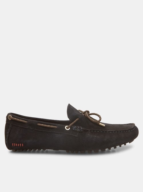Mocassins Bata Red Label en cuir velours - Kiabi