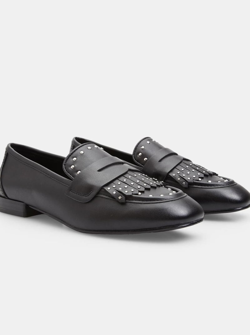 Mocassins Bata Red Label Noir - Kiabi