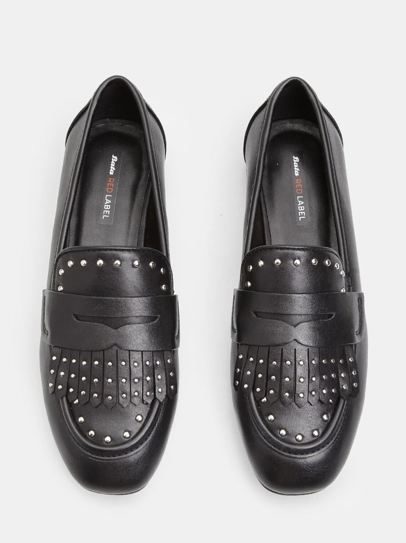 Mocassins Bata Red Label Noir - Kiabi