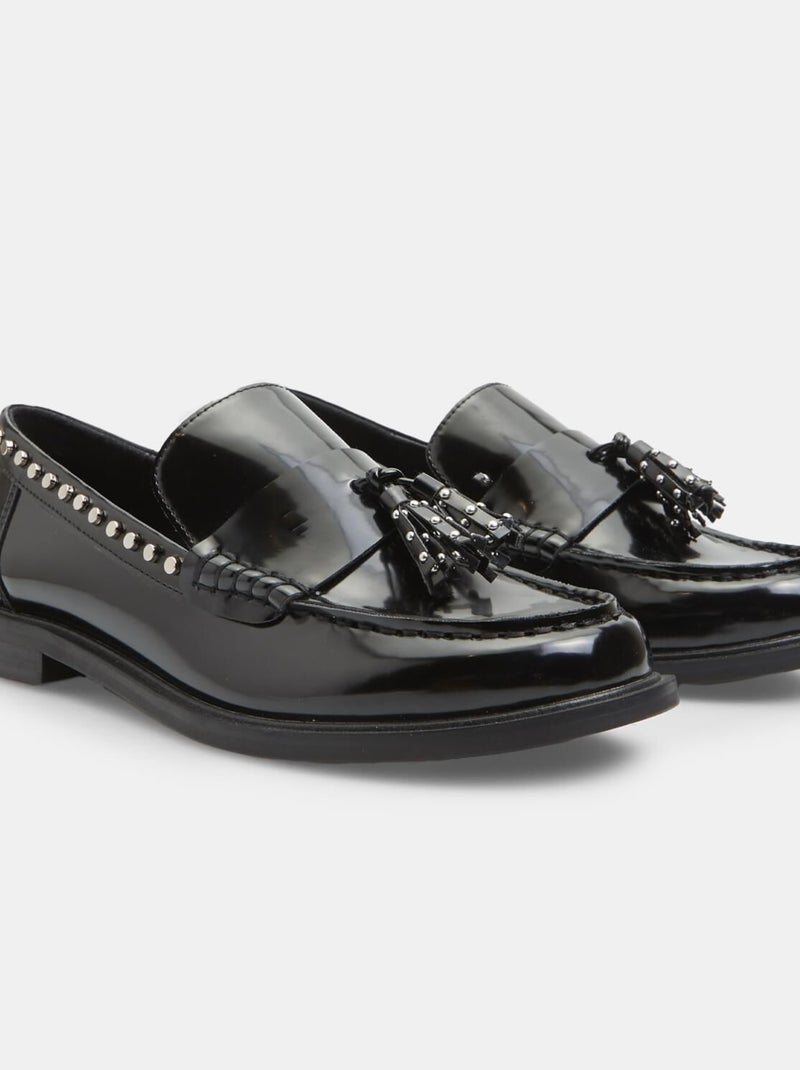 Mocassins Bata Red Label Noir - Kiabi