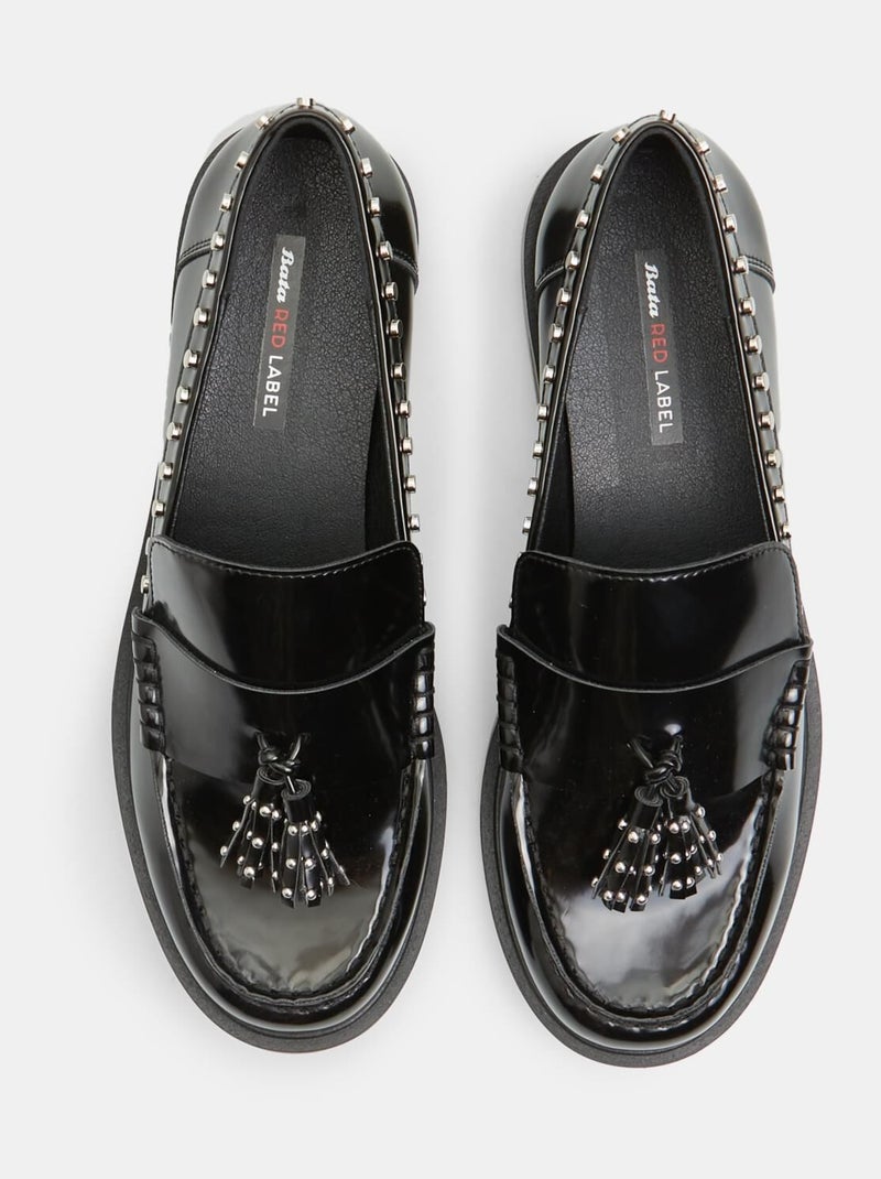 Mocassins Bata Red Label Noir - Kiabi