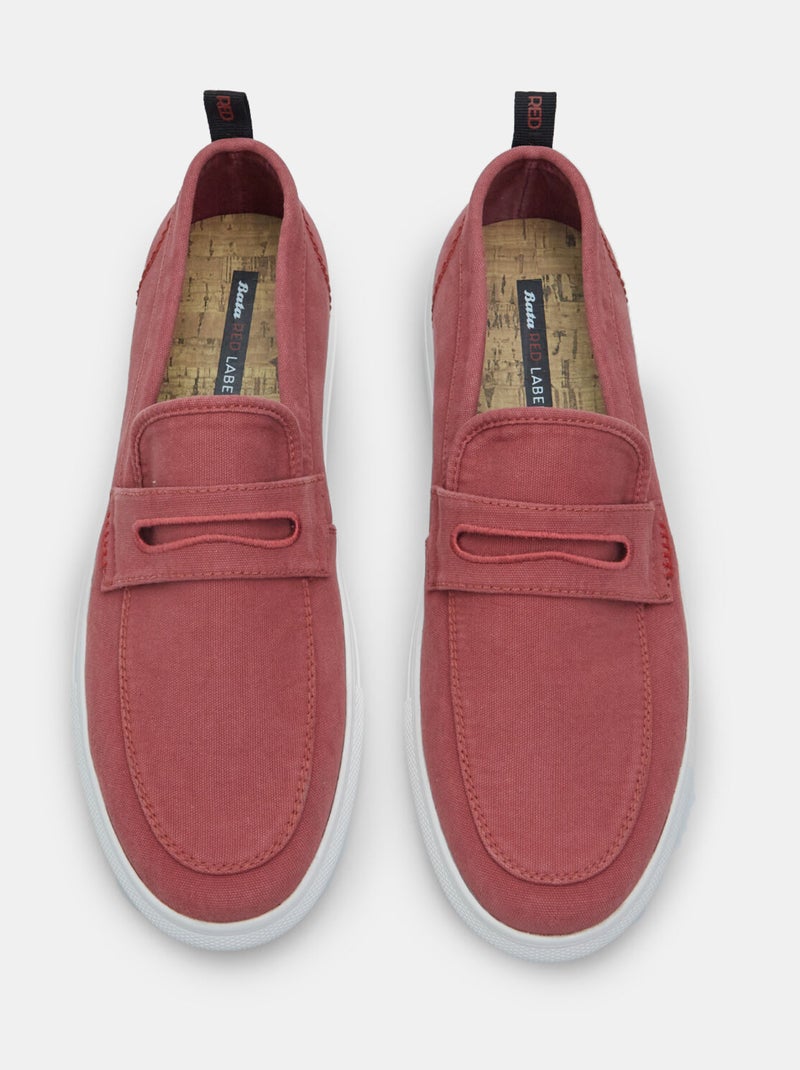Mocassins Bata Red Label Rouge - Kiabi