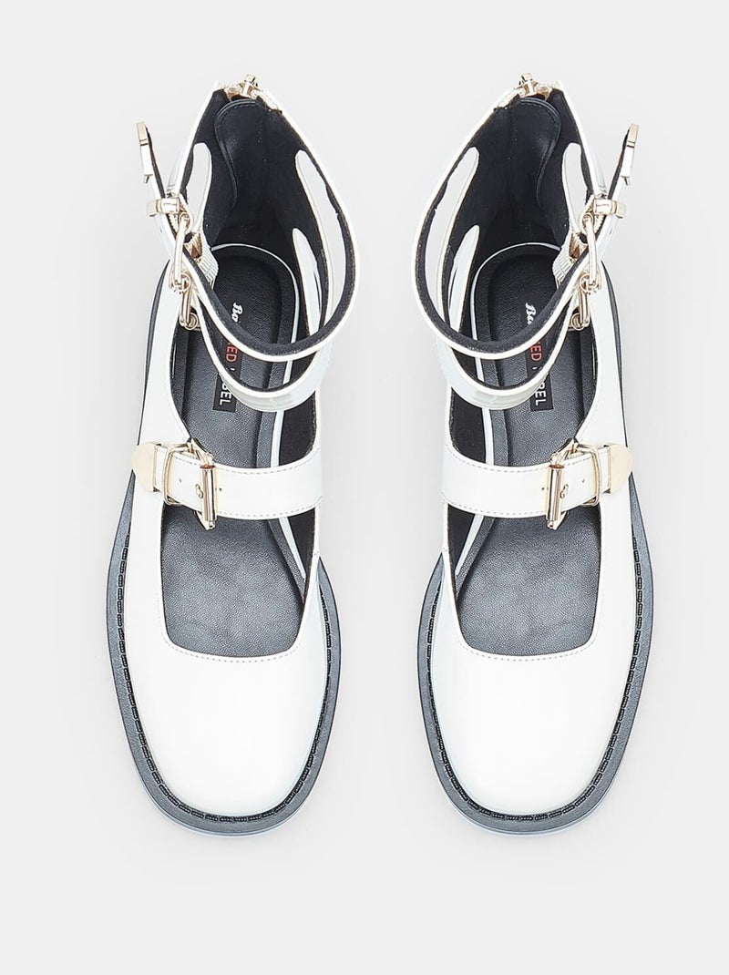 Mocassins  Bata RL Élégants Blanc - Kiabi