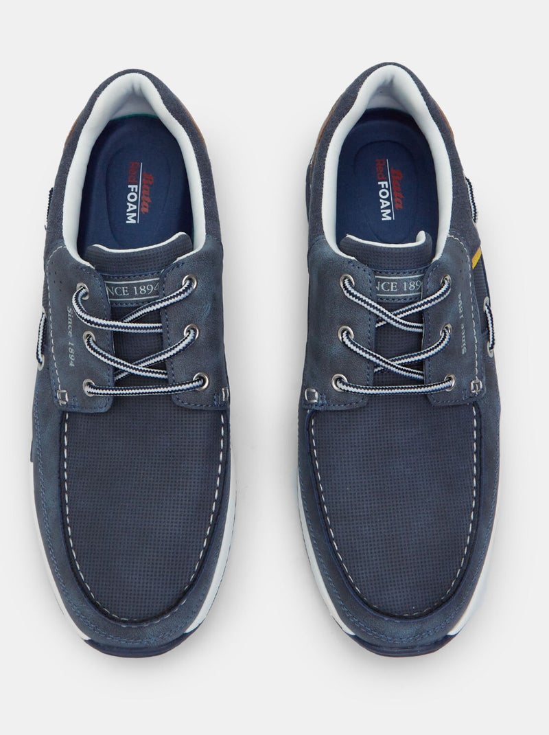 Mocassins bateau BATA Bleu - Kiabi