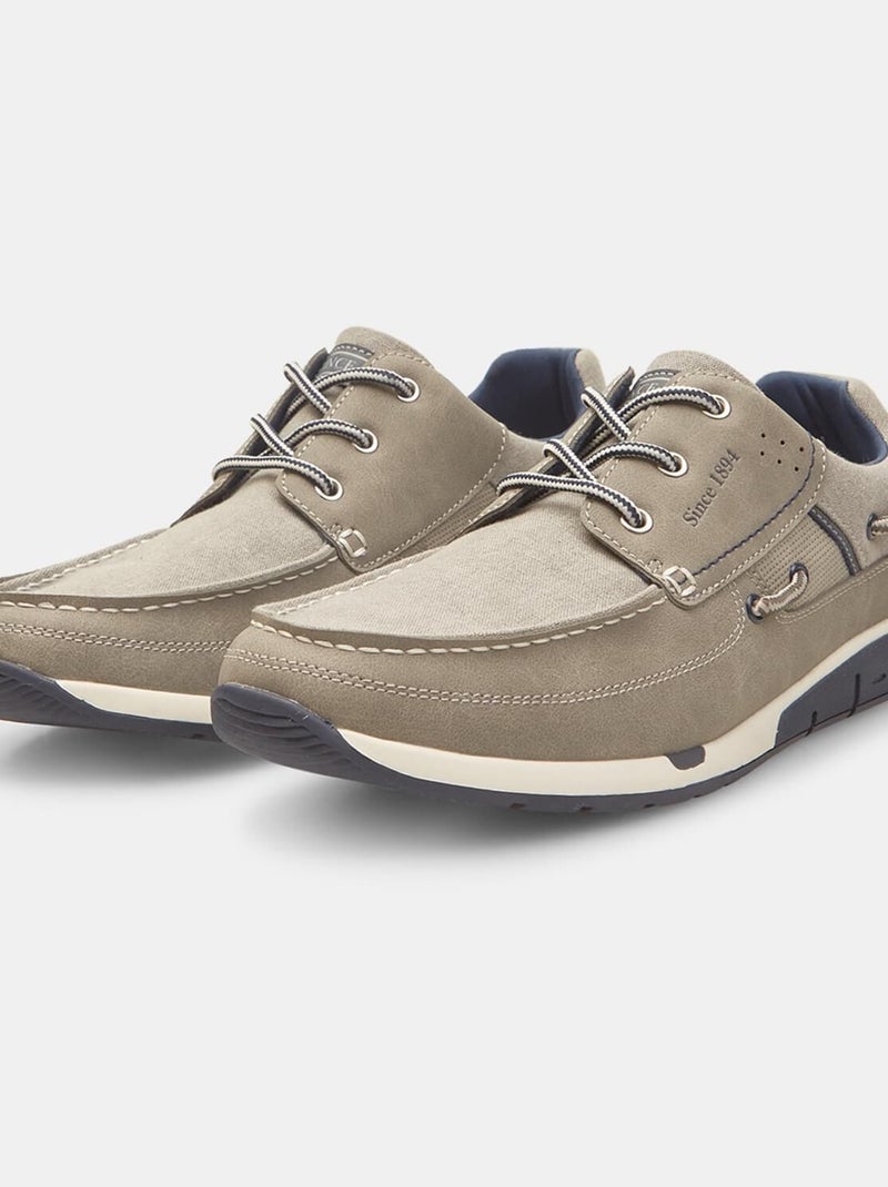 Mocassins bateau BATA Gris - Kiabi