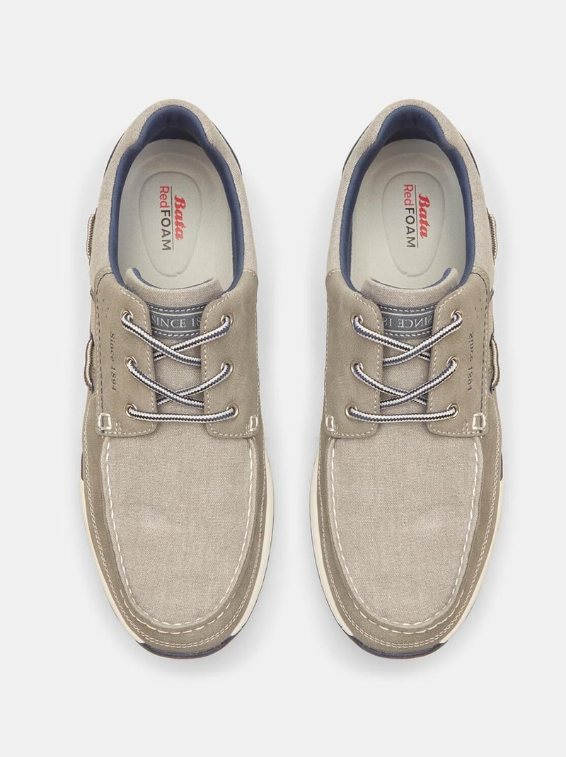 Mocassins bateau BATA Gris - Kiabi