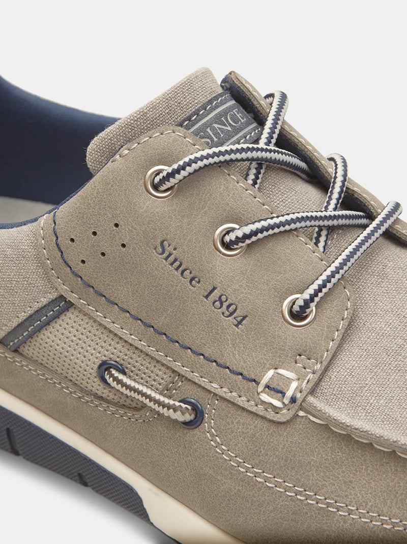 Mocassins bateau BATA Gris - Kiabi