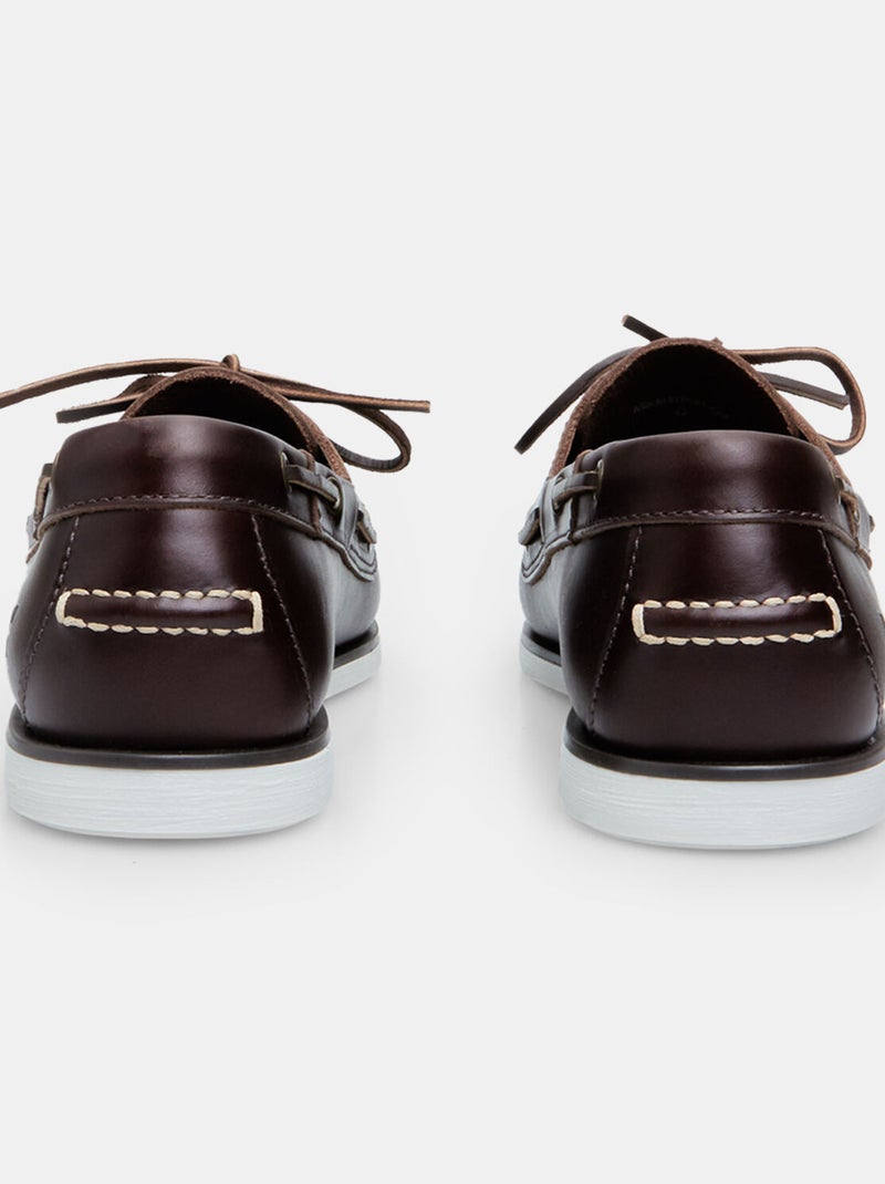 Mocassins bateau bata Marron - Kiabi