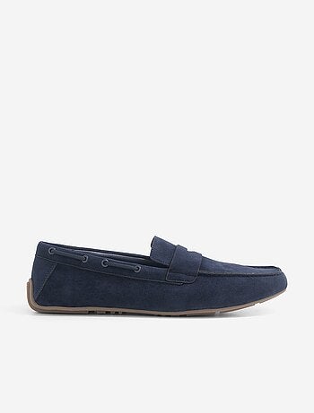 Mocassins bateau en suédine