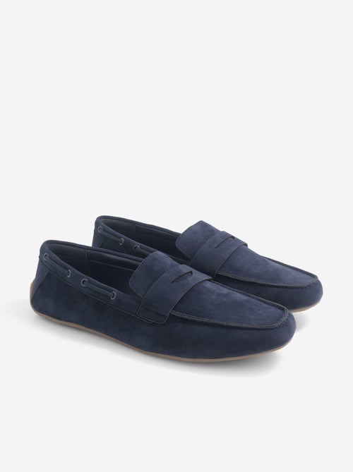 Mocassins bateau en suédine - Kiabi Mocassins bateau en suédine - Kiabi