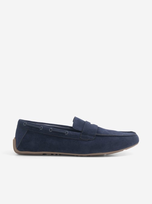 Mocassins bateau en suédine - Kiabi Mocassins bateau en suédine - Kiabi