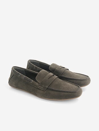 Mocassins bateau en suédine