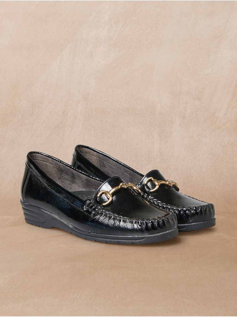 Mocassins boucle étrier - PEDICONFORT Noir - Kiabi