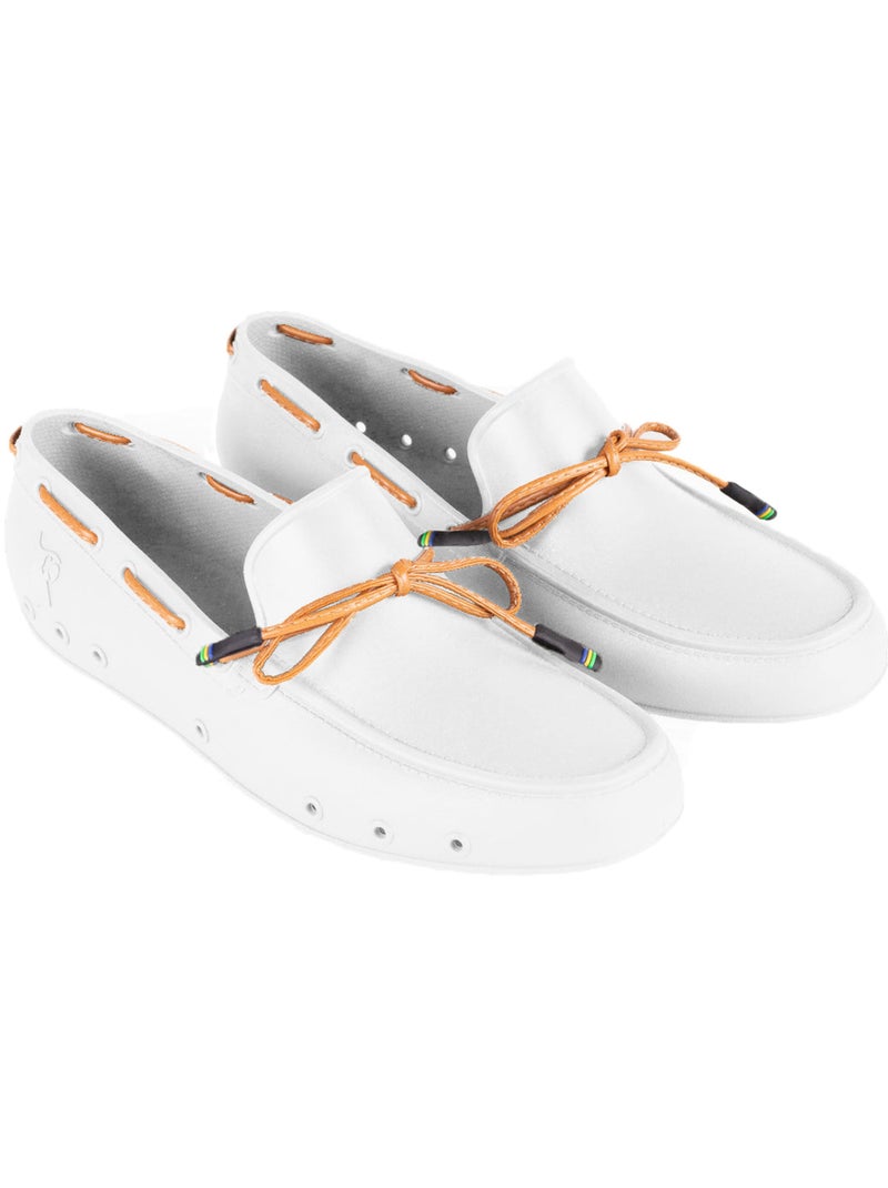 Mocassins Catamara Cacatoès Blanc - Kiabi