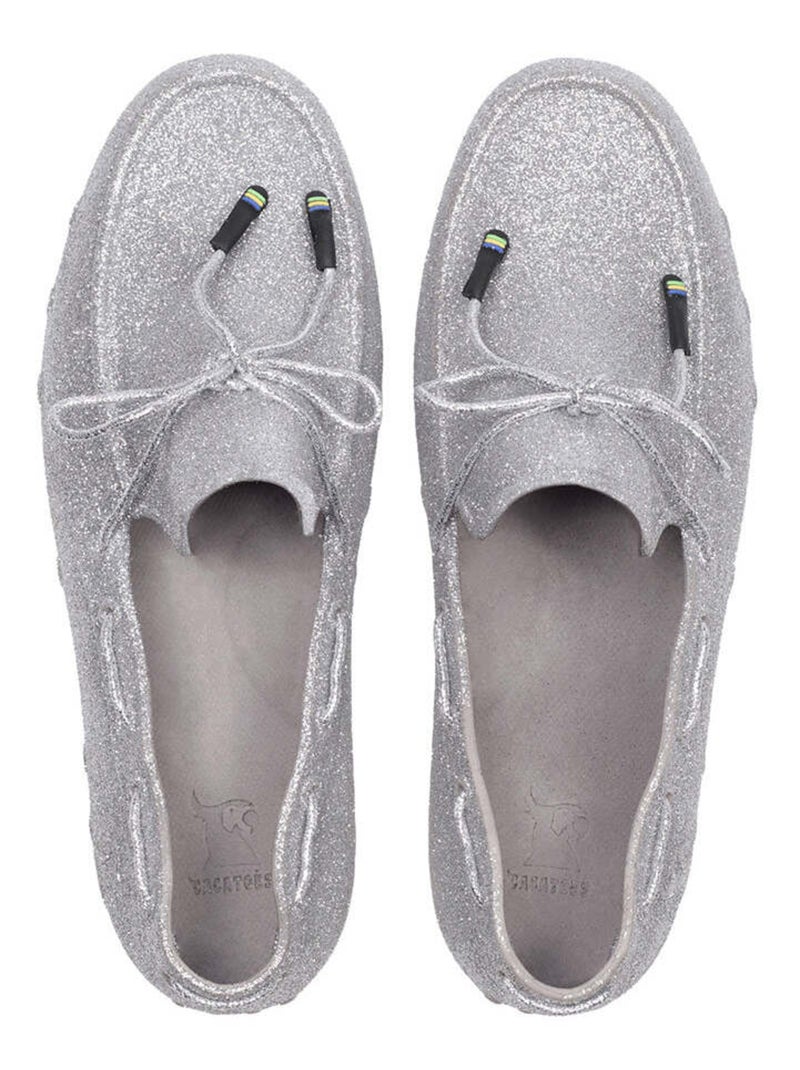 Mocassins Catamara Glitter Cacatoès Argent - Kiabi