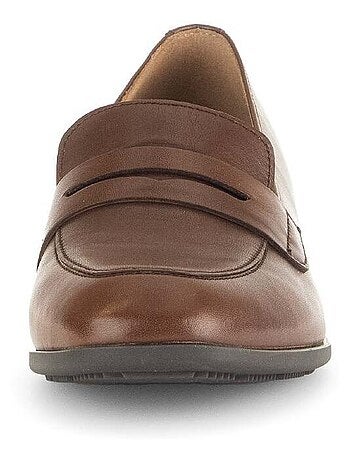 Mocassins Cognac en cuir lisse Gabor