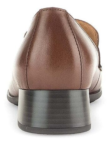 Mocassins Cognac en cuir lisse Gabor