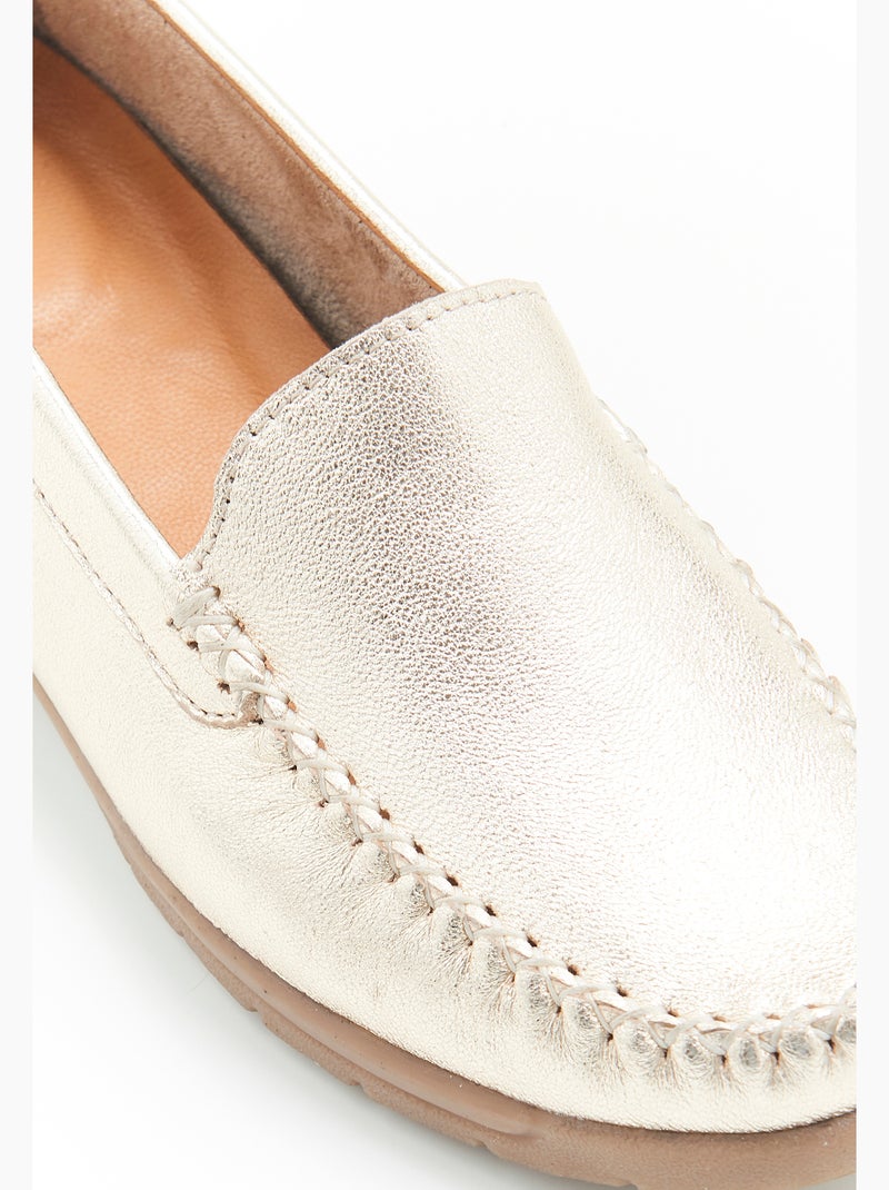 Mocassins compensés Amortyl - Damart Jaune - Kiabi