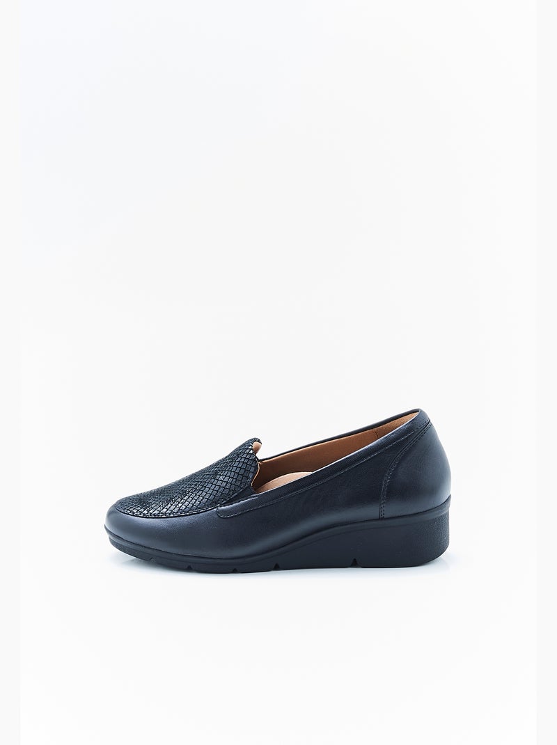 Mocassins compensés Amortyl - Damart Noir - Kiabi