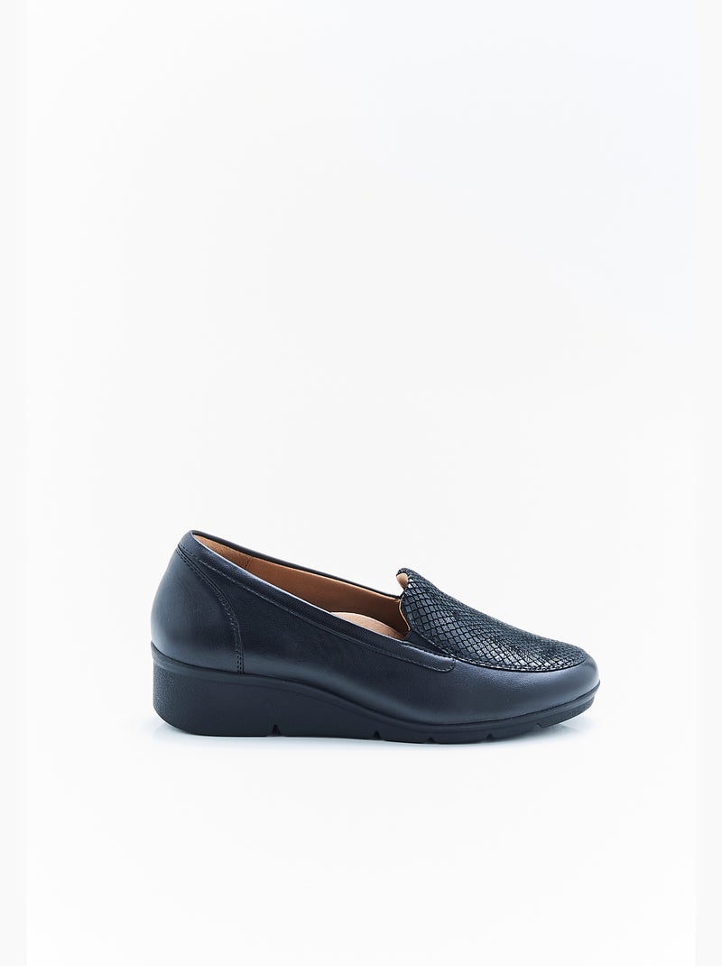 Mocassins compensés Amortyl - Damart Noir - Kiabi