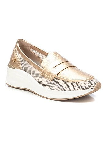 Mocassins compensés femme