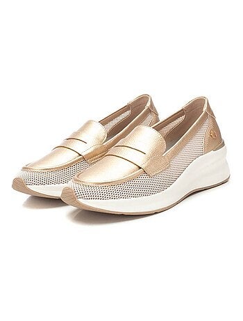 Mocassins compensés femme