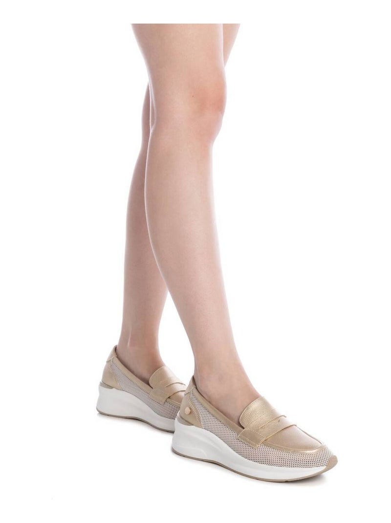 Mocassins compensés femme Doré/or - Kiabi