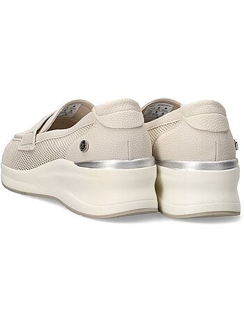 Mocassins compensés femme