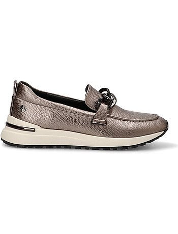 Mocassins compensés femme