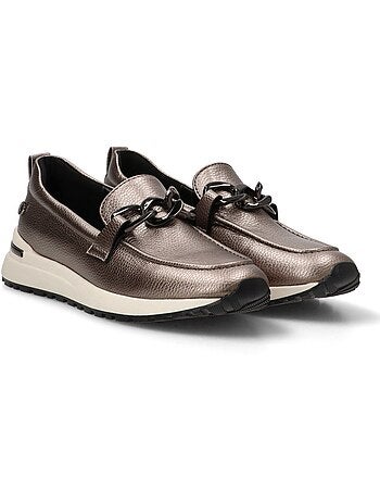 Mocassins compensés femme