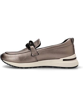 Mocassins compensés femme