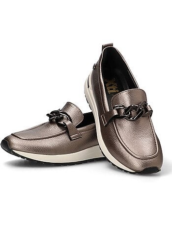 Mocassins compensés femme