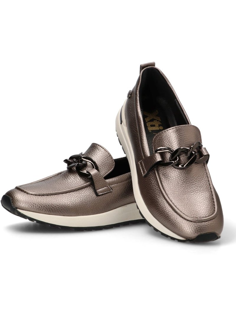 Mocassins compensés femme Gris - Kiabi