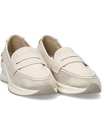 Mocassins compensés femme